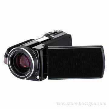 10x Optical Zoom Wi-Fi Camcorder with Two-way Voice Communication